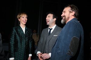 Rebecca Hall, Morgan Spector, and David Harbour