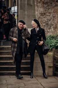 Ellen von Unwerth at Vivienne Westwood's memorial service in London.
