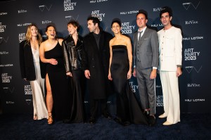 Martha Hunt, Ashley Graham, Rebecca Hall, Morgan Spector, Steven Beltrani and Edward Barsamian.
