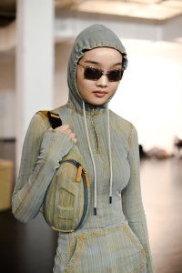 Backstage at Diesel RTW Fall 2023
