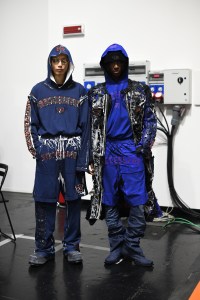 Backstage at Diesel RTW Fall 2023