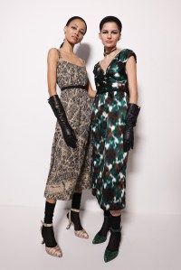Backstage at Christian Dior RTW Fall 2023