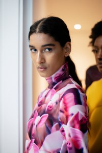 Backstage at Christopher Kane RTW Fall 2023