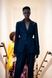Backstage at Christopher Kane RTW Fall 2023