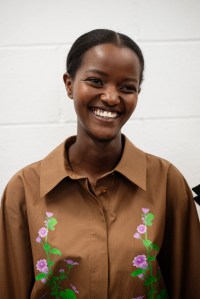 Backstage at Christopher Kane RTW Fall 2023