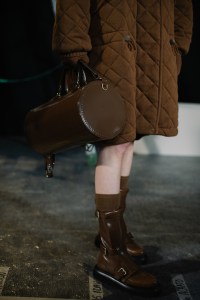 Backstage at Max Mara RTW Fall 2023