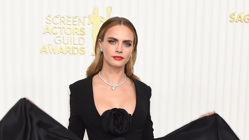 Cara Delevingne at the 29th Annual Screen Actors Guild Awards held at the Fairmont Century Plaza on February 26, 2023 in Los Angeles, California.