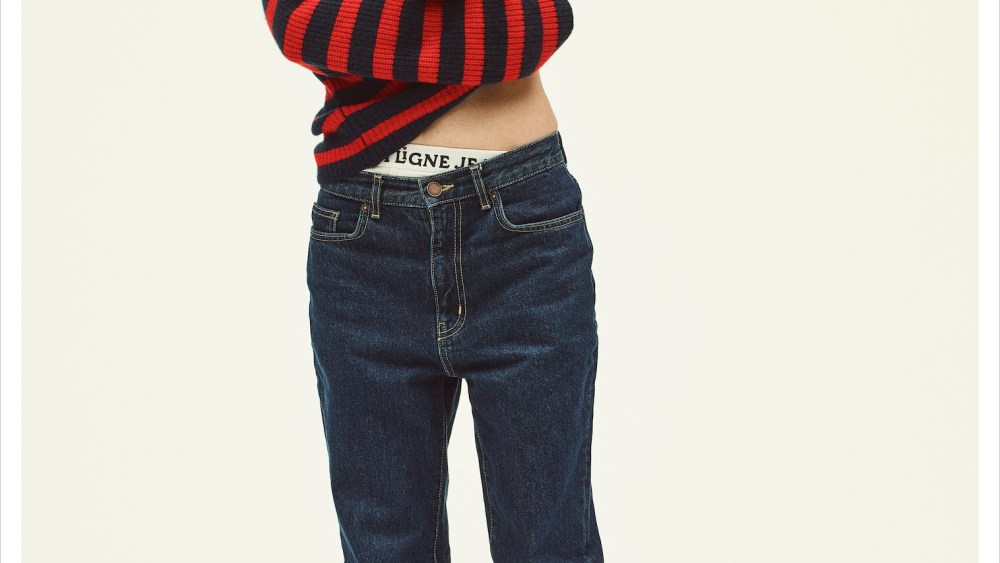 La Ligne launched its first jeans collection Wednesday with three styles named after its founders.