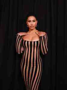 Backstage at LaQuan Smith RTW Fall 2023