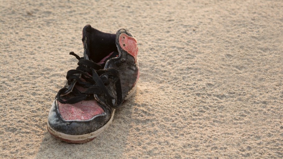 Shoes collected for recycling through a new scheme from Dow turned up in unexpected places, a new report says.