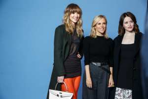 Backstage at Tory Burch RTW Fall 2023