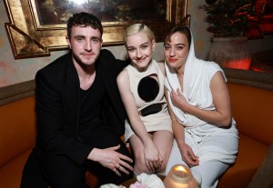 LOS ANGELES, CALIFORNIA - MARCH 08: (L-R) Paul Mescal, Julia Garner, and Beatrice Grannò attend Vanity Fair And TikTok Celebrate Vanities: A Night For Young Hollywood In Los Angeles on March 08, 2023 in Los Angeles, California. (Photo by Matt Winkelmeyer/Getty Images for Vanity Fair)