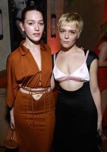 LOS ANGELES, CALIFORNIA - MARCH 08: (L-R) Victoria Pedretti and Maggie Rogers attend Vanity Fair And TikTok Celebrate Vanities: A Night For Young Hollywood In Los Angeles on March 08, 2023 in Los Angeles, California. (Photo by Matt Winkelmeyer/Getty Images for Vanity Fair)