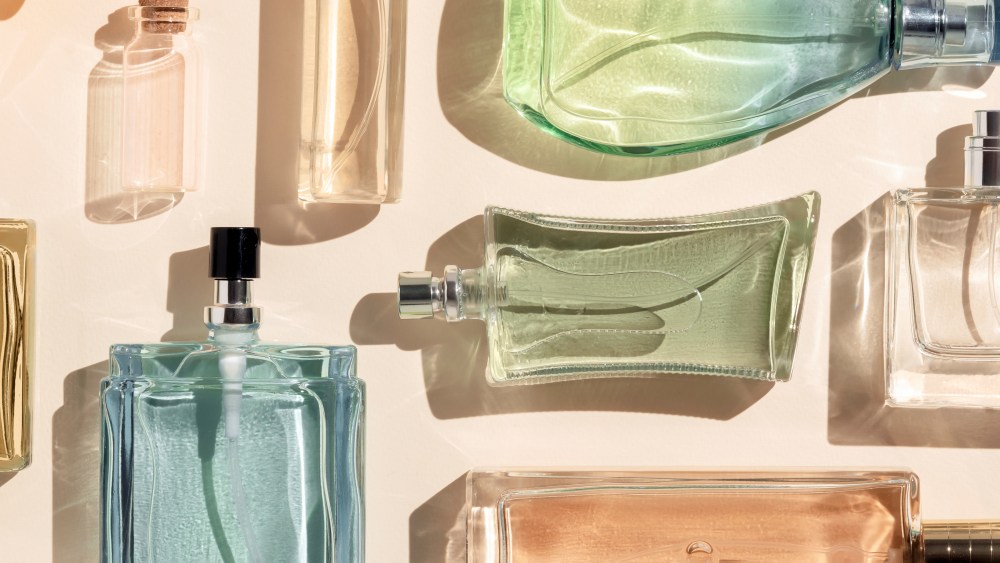 Perfume bottles.