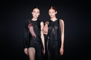 Backstage at Victoria Beckham RTW Fall 2023