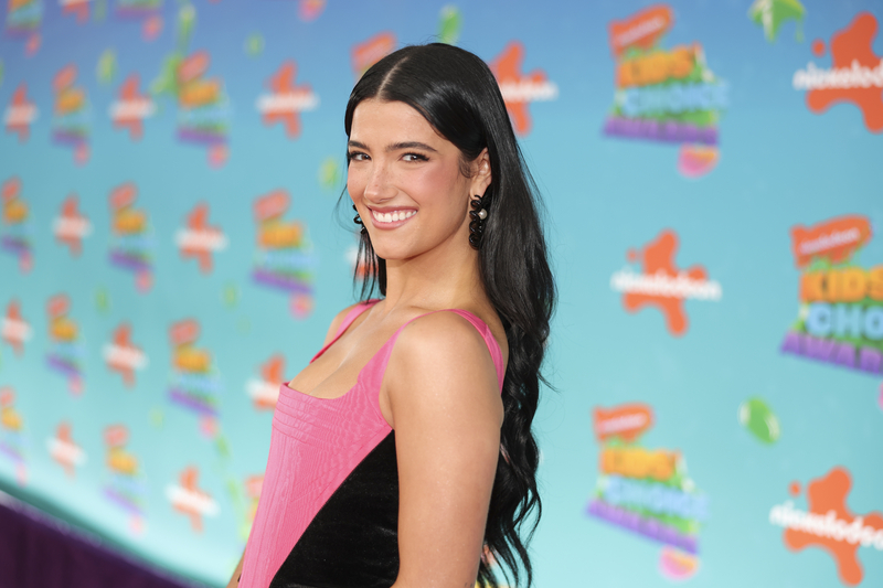 Charli D’Amelio at the Nickelodeon Kids' Choice Awards on March 4 in Los Angeles.