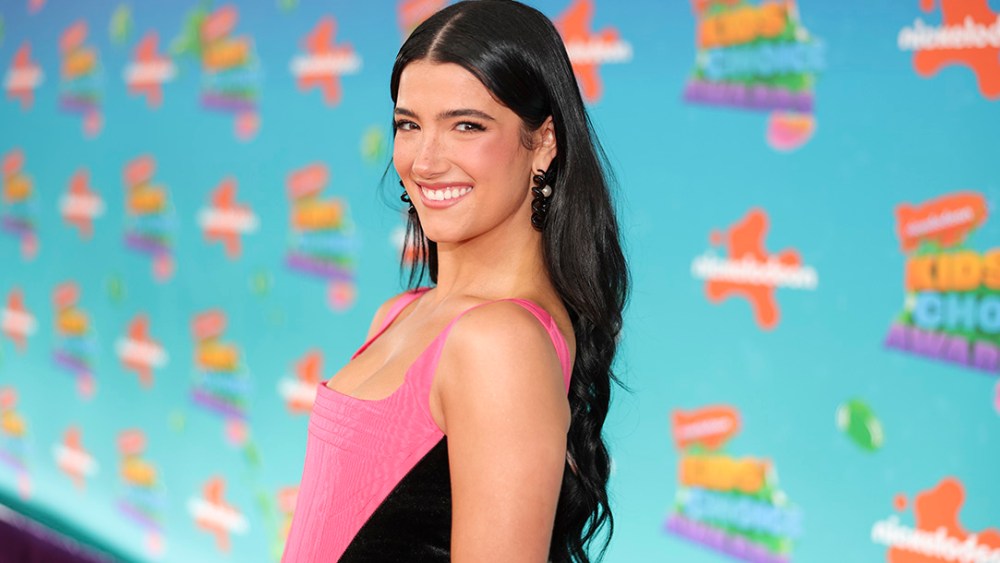 Charli D’Amelio at the Nickelodeon Kids' Choice Awards 2023 held at Microsoft Theater on March 4, 2023 in Los Angeles, California.