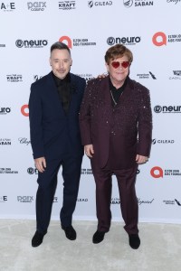 David Furnish and Elton John