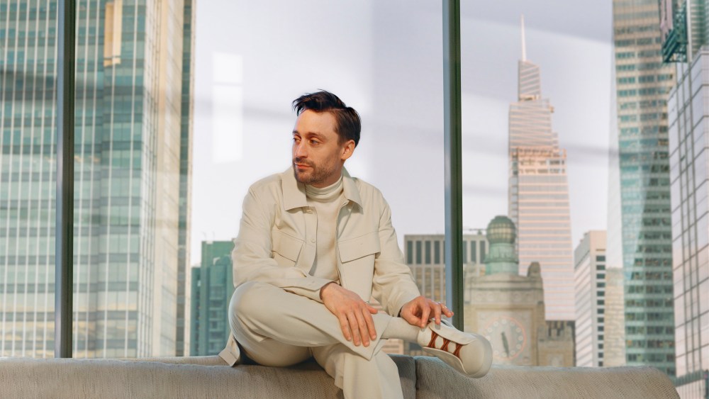 Kieran Culkin stars in the Zegna Triple Stitch ad campaign.