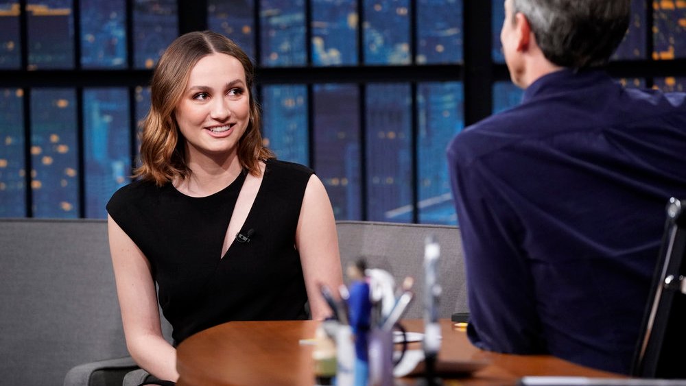 Maude Apatow on the March 30 episode of "Late Night With Seth Meyers."