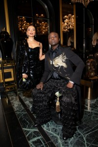 Kat Graham and Shaman Durek.