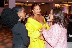 Nancy Davis, Chrissy Teigen and Karen Seltzer