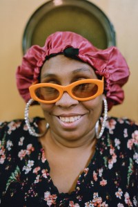 Shanna Moye, hairstylist: Linda Farrow x The Attico’s sunglasses.