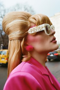 Rosé, drag artist: Fendi’s sunglasses.