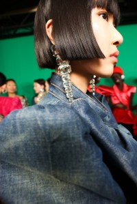 Backstage at Balmain RTW Fall 2023