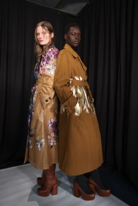 Backstage at Dries Van Noten RTW Fall 2023