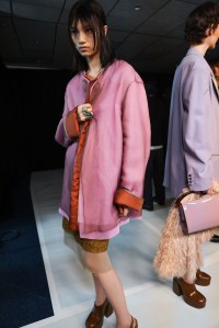 Backstage at Dries Van Noten RTW Fall 2023