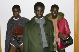Backstage at Miu Miu RTW Fall 2023
