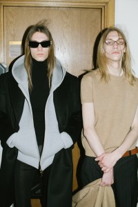 Backstage at Miu Miu RTW Fall 2023