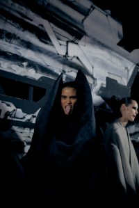 Backstage at Rick Owens RTW Fall 2023