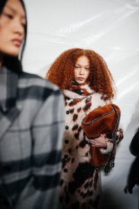Backstage at Stella McCartney RTW Fall 2023