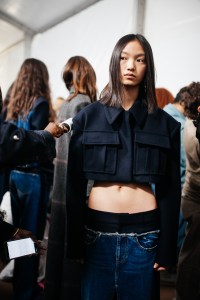 Backstage at Stella McCartney RTW Fall 2023