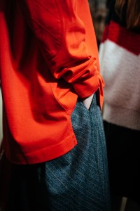 Backstage at Stella McCartney RTW Fall 2023