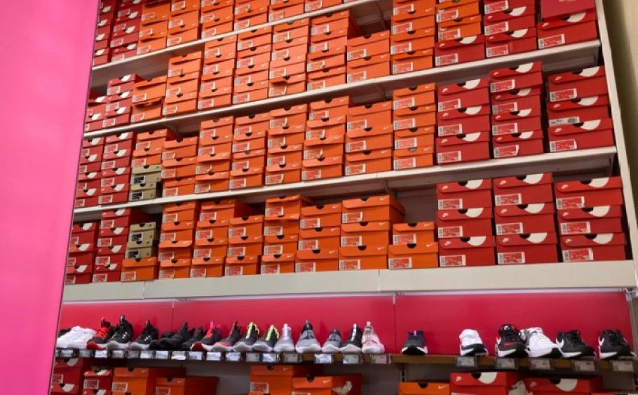 Famous Footwear appeared to be fully stocked with Nike and other brands, as of mid-October.