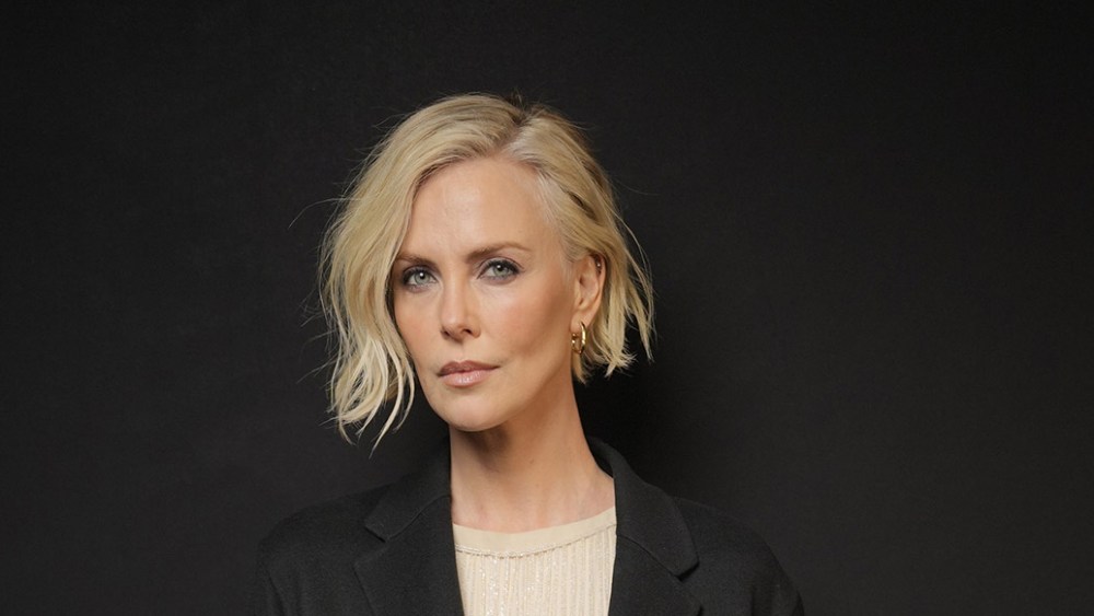 Charlize Theron at Christian Dior Fall 2023 Ready To Wear Runway Show on February 28, 2023 at the Tuileries Gardens in Paris, France.