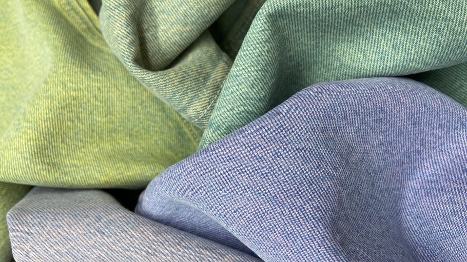 Natural mineral powders are behind a whole new look for Crystal Denim. 