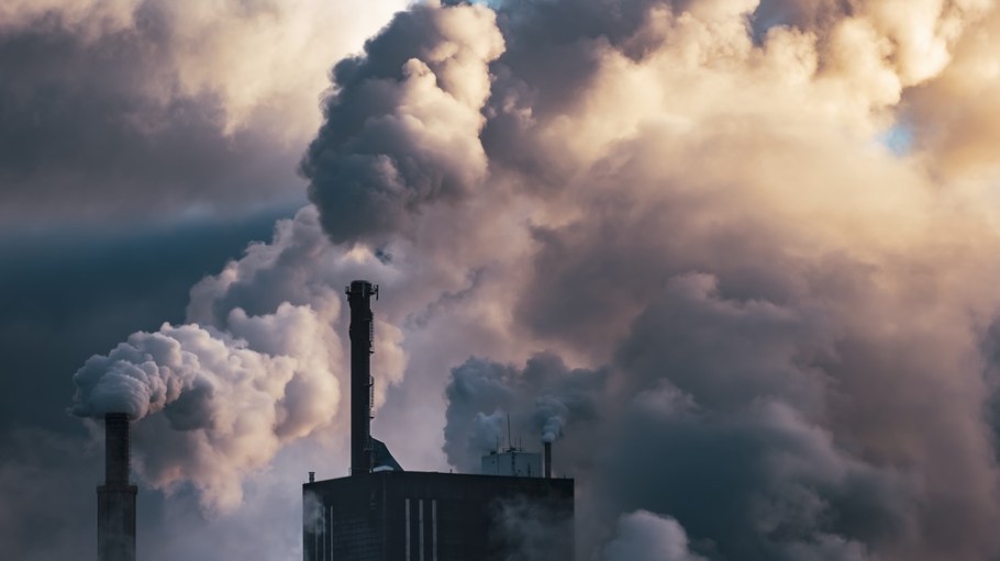Air pollution from factories