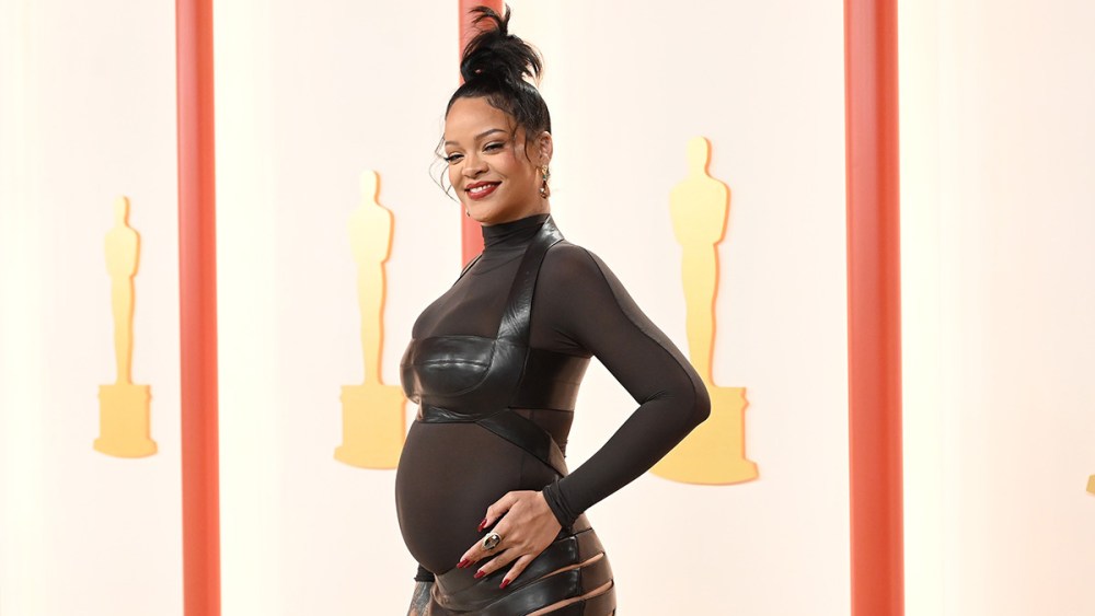Rihanna at the 95th annual Academy Awards on March 12 in Los Angeles.