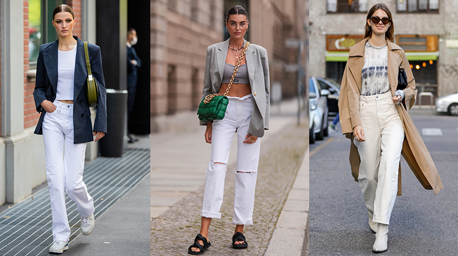 White jeans lead art