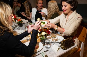 The scene at the Onda Earth Day Dinner.