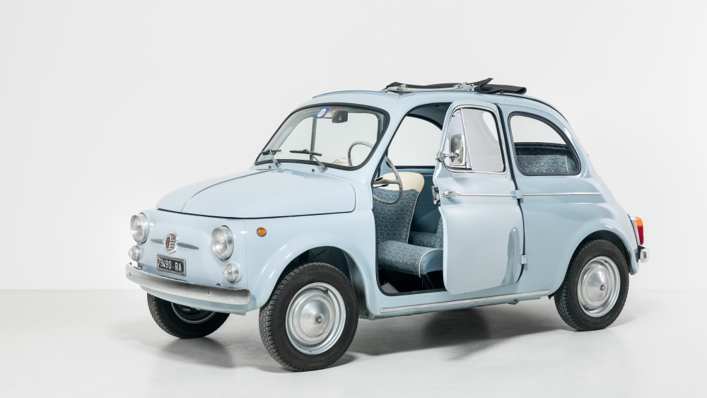 Nuova 500 D, Dante Giacosa for Fiat, 1960-64.