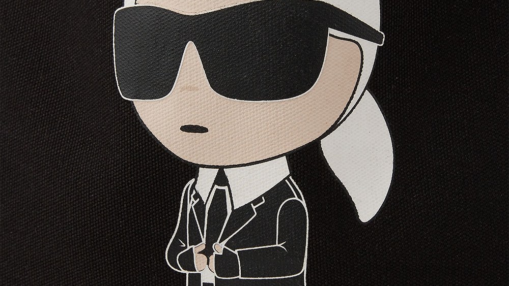 Karl Lagerfeld's likeness is being sold on all sorts of items.