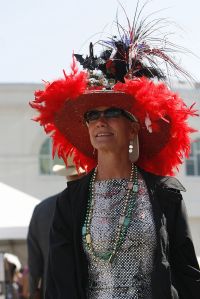 Atmosphere during the 2006 Kentucky Derby, the 132nd Run for the Roses, at Churchill Downs in Louisville Kentucky on May 6, 2006. (Photo by Mike Ehrmann/Getty Images)