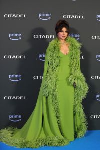 ROME, ITALY - APRIL 21: Priyanka Chopra Jonas attends the premiere of "Citadel" at Space Cinema Moderno Roma on April 21, 2023 in Rome, Italy. (Photo by Elisabetta A. Villa/Getty Images)