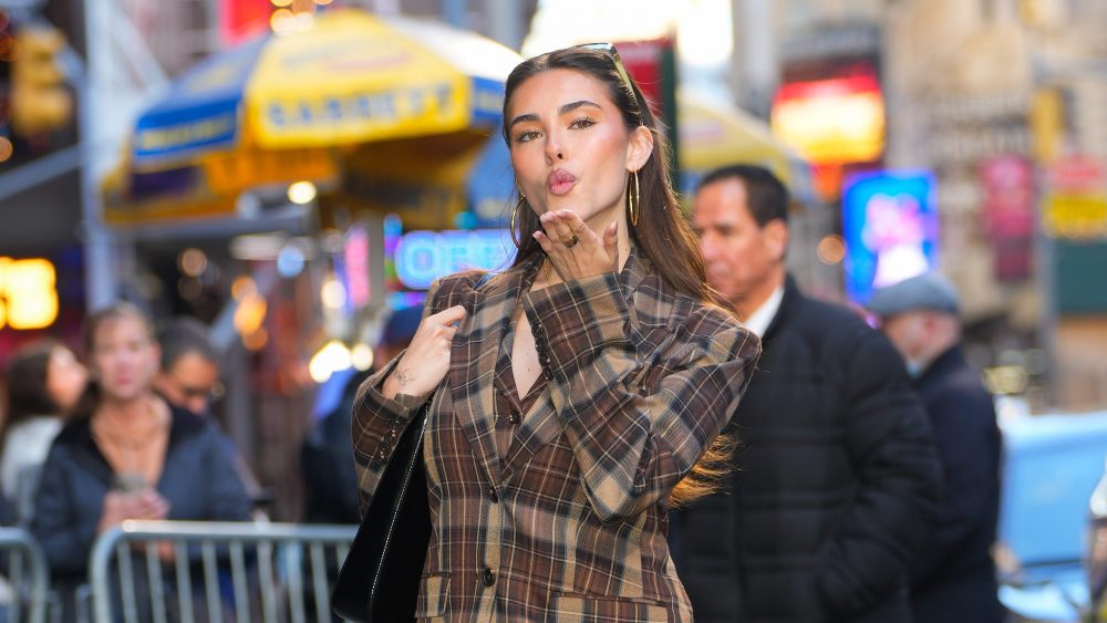 Madison Beer arrives at "Good Morning America" on April 24 in New York City.