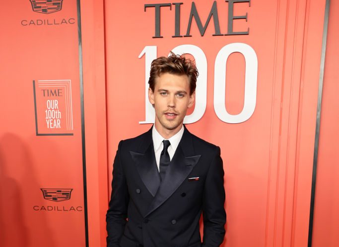 Austin Butler at Time 100 Gala 2023 suit, red carpet